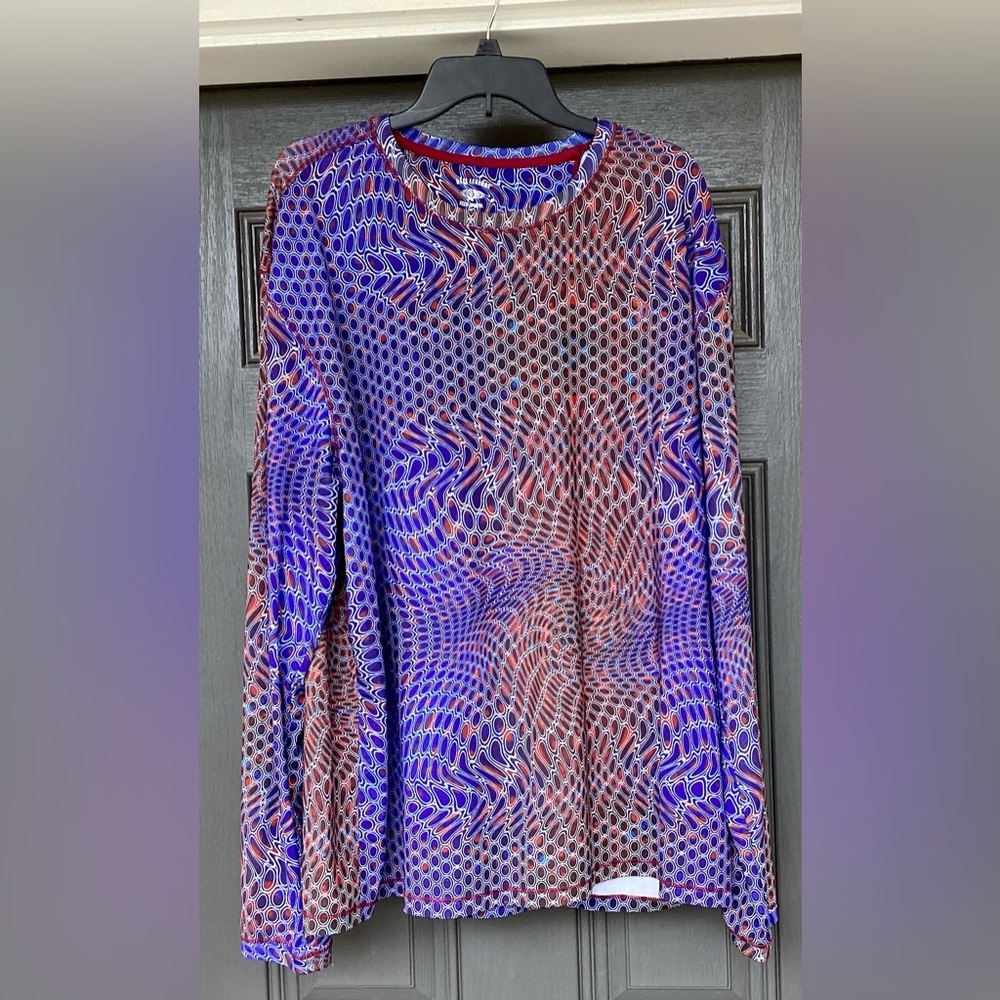 Reel Legends Graphic Men’s Long Sleeve Shirt. UPF 40 sun protection. Size XL